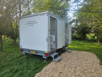 Toiletwagen 2x1x2 Standaard wit - wit wagennummer 90